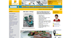Desktop Screenshot of cent-online.cz
