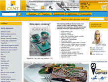Tablet Screenshot of cent-online.cz